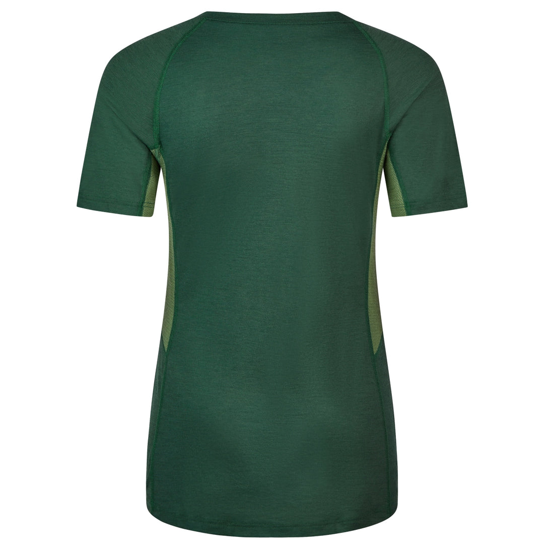 Fairer und oekologischer Damen Sportshirt aus biologischer Merinowolle Spitzenqualitaet