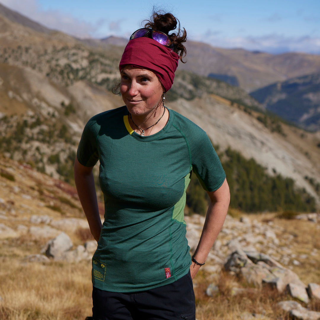 Der erste Damen Sportshirt aus bio Merinowolle in Deutschland hergestellt