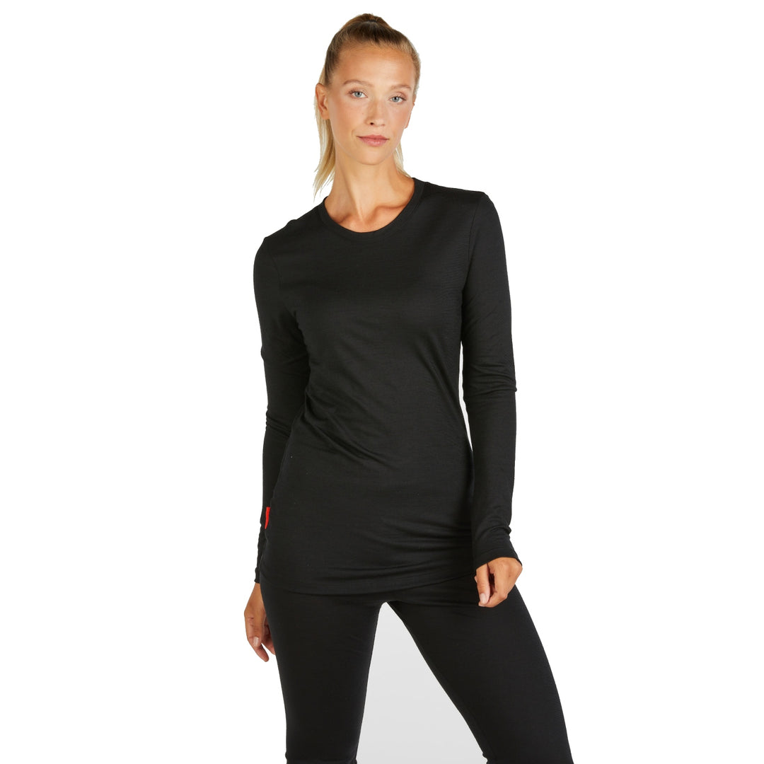 Sportshirt Langarm Frauen Basic