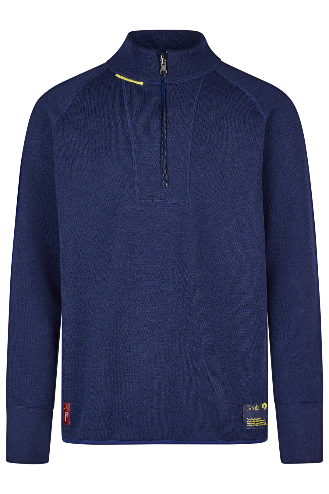 Midlayer men sweater with halfzip