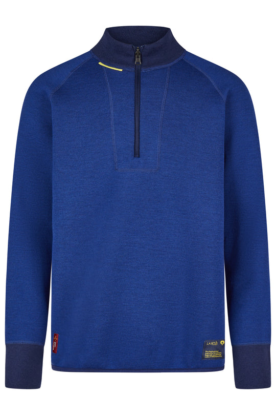 Midlayer men sweater with halfzip