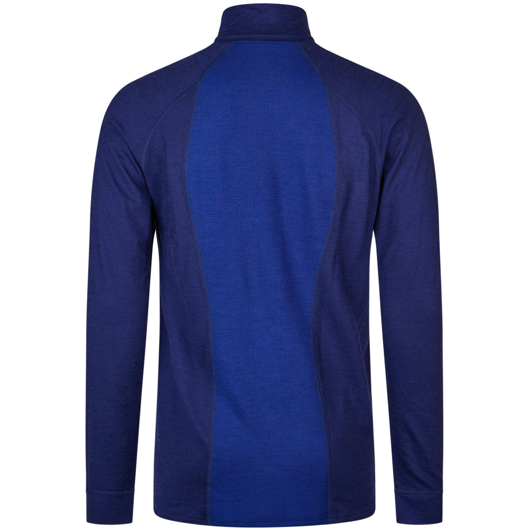 Fairer Baselayer, Merino Langarmshirt mit Reißverschluss aus regionaler und biologischer Wolle