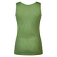 Grüner Tank-Top, Merino Unterhemd für Frauen aus regionaler und biologischer Wolle, in Deutschland produziert