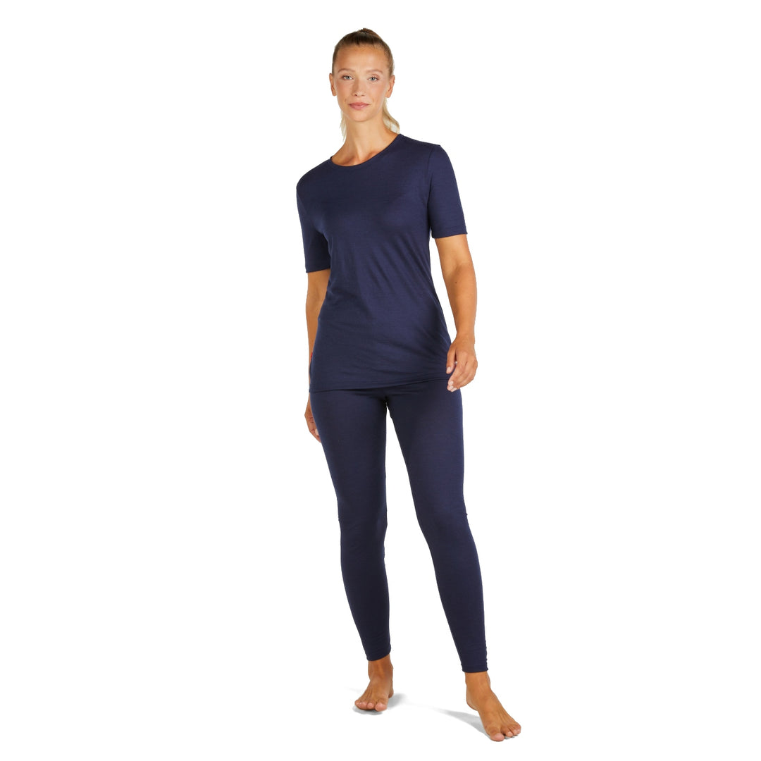 Sous-pantalon femme pure mérinos, coupe classique