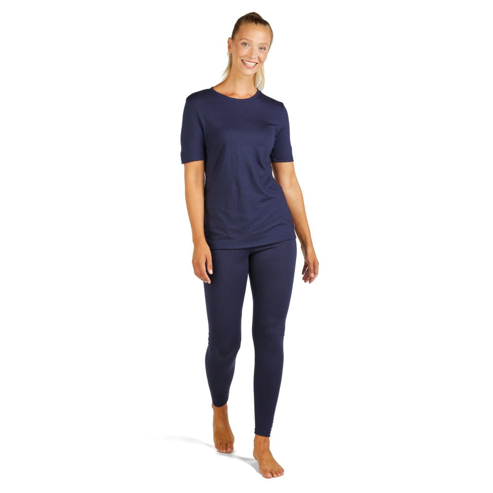 Sous-pantalon femme pure mérinos, coupe classique