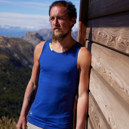 Tank-Top aus reiner Merinowolle, Alpenwolle aus Frankreich